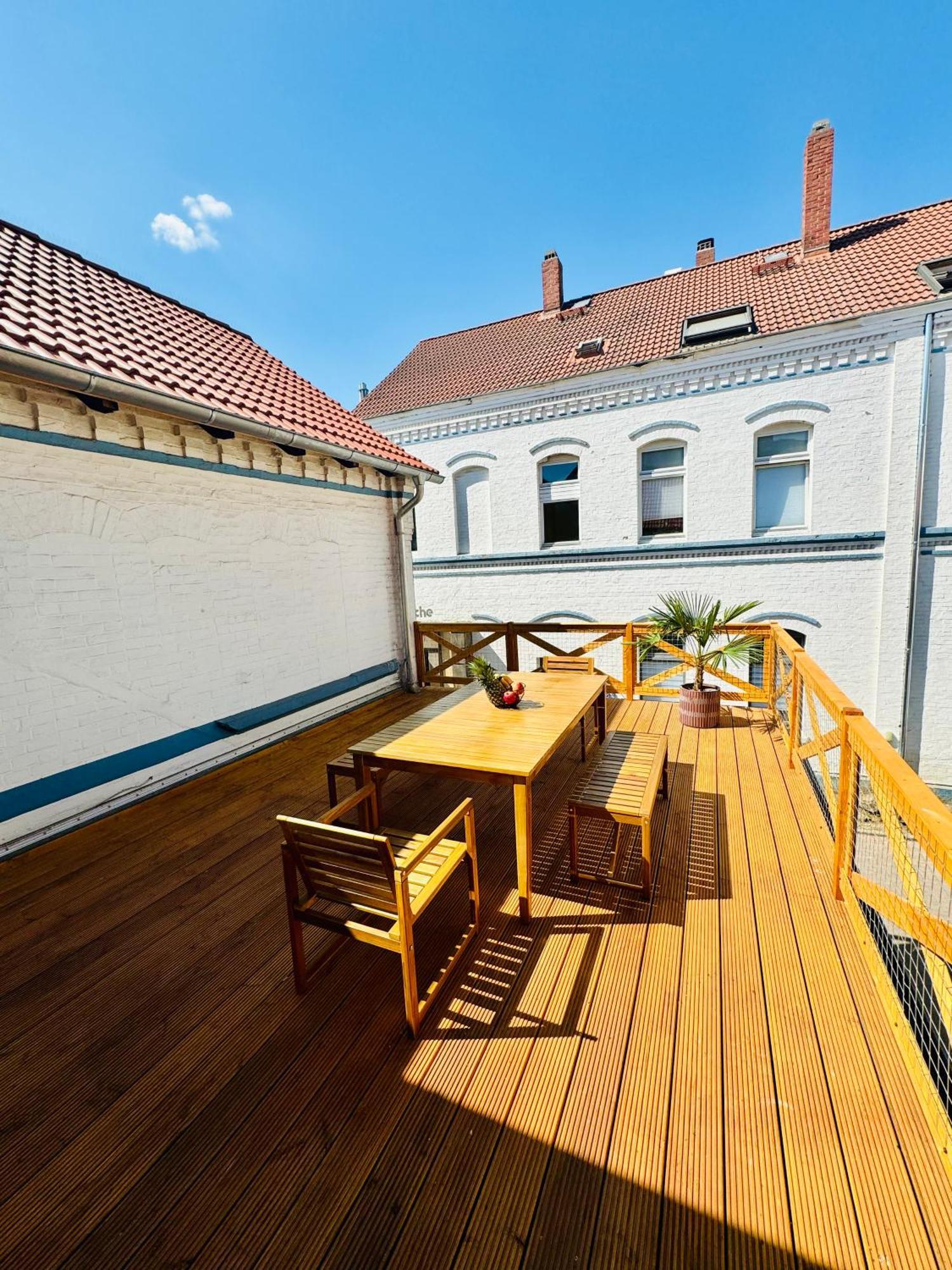 Zentrales Apartment Mit Grosser Terrasse Braunschweig Ngoại thất bức ảnh